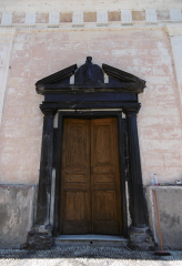 Portale - Chiesa Madonna della Neve, Frazione Villaguardia, Pontedassio (IM)