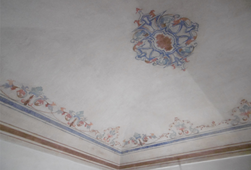 RESTAURO SOFFITTO DECORATO, ABITAZIONE PRIVATA, CUNEO