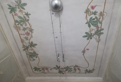 RESTAURO SOFFITTO DECORATO,ABITAZIONEPRIVATA, TORINO, COLLINA