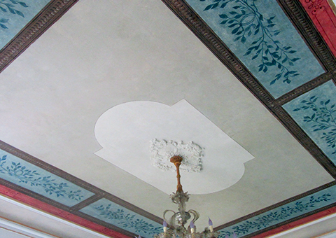 RESTAURO SOFFITTO DECORATO, PRIVATO, TORINO, CORSO FRANCIA